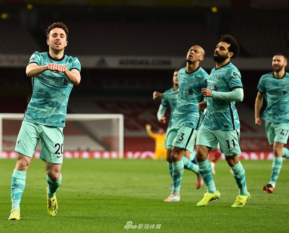 [英超]阿森纳0-3利物浦 若塔两球