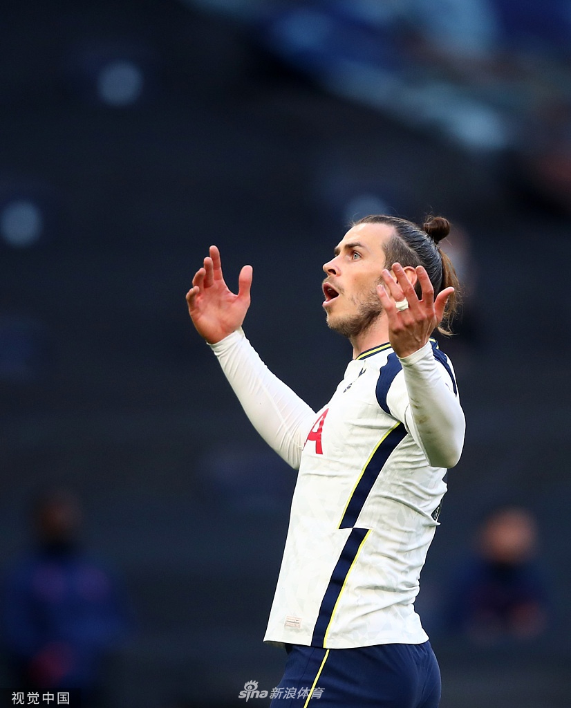 [英超]热刺1-2维拉 主场3连胜被终结