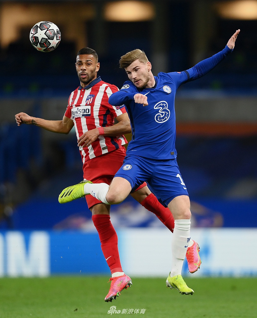 [欧冠]切尔西2-0马竞 时隔7年进8强