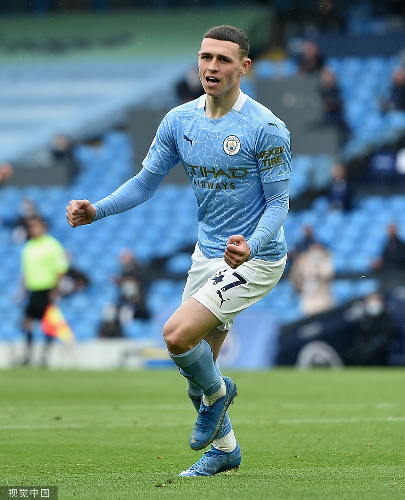 [英超]曼城5-0埃弗顿 阿圭罗两球