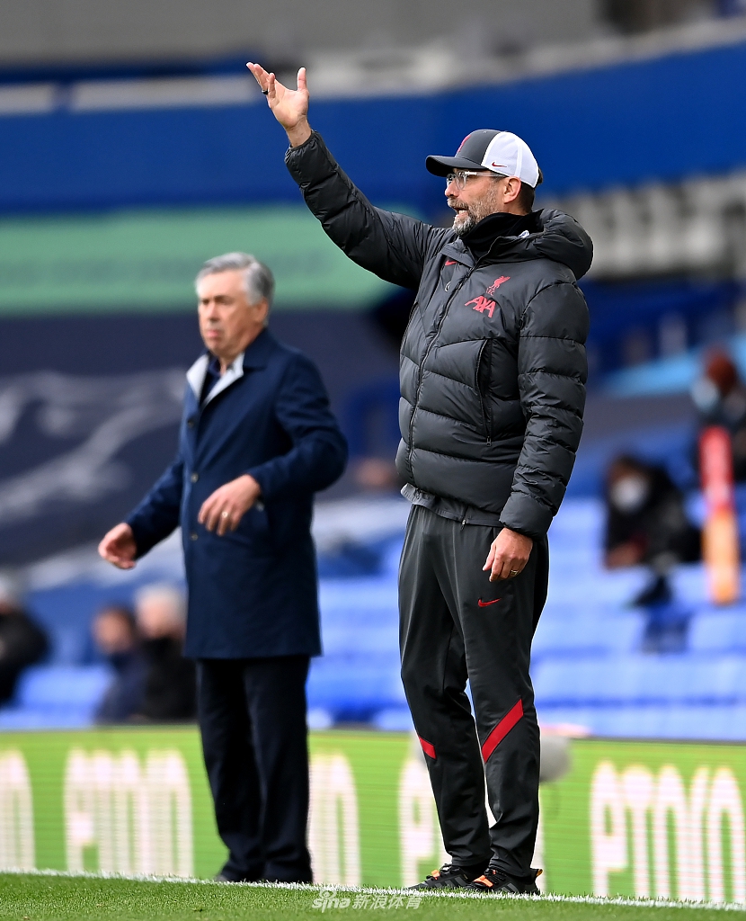 [英超]埃弗顿2-2利物浦