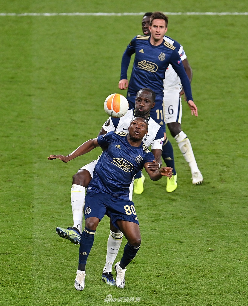 [欧联杯]热刺2-0萨格勒布迪那摩 凯恩两球