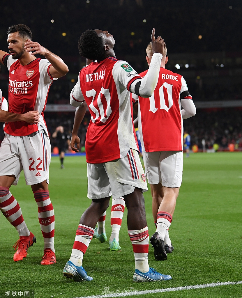 [联赛杯]阿森纳3-0温布尔登 拉卡泽特破门