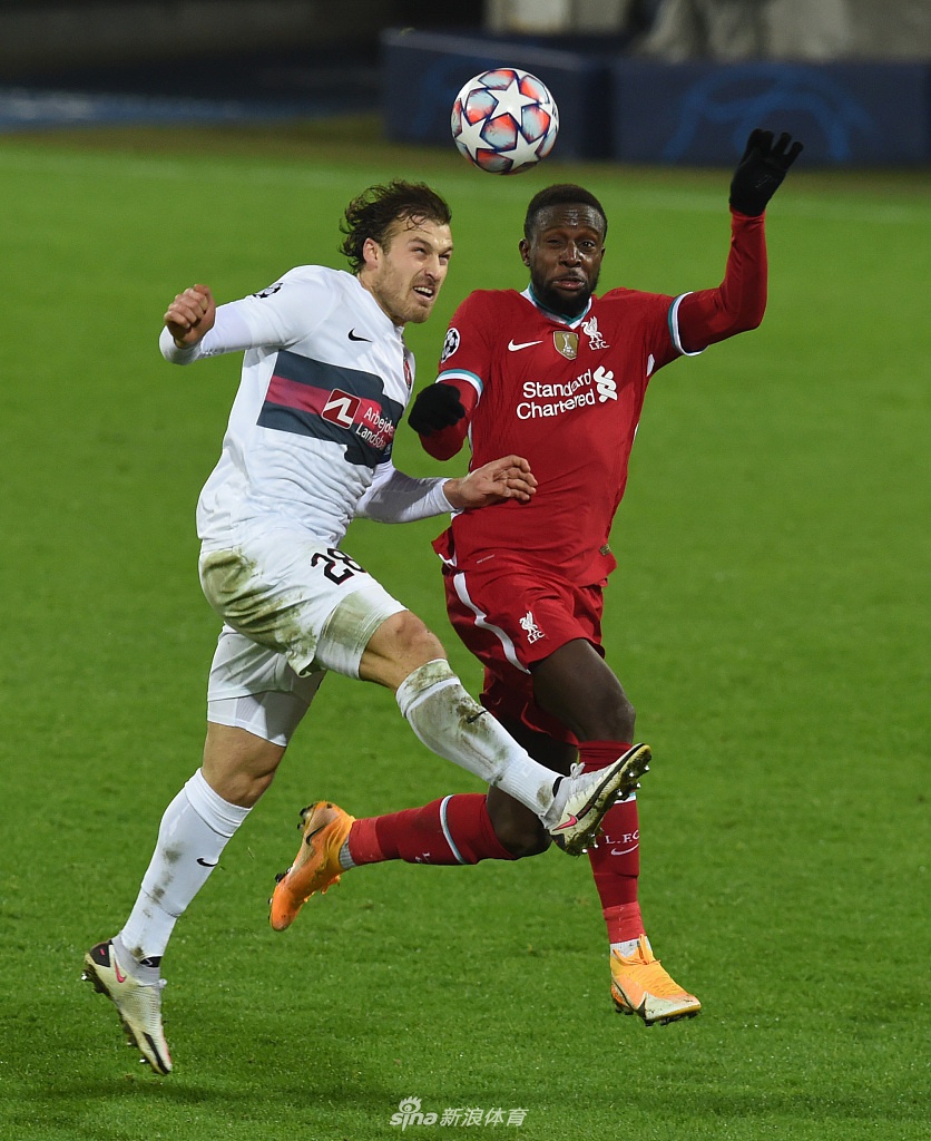 [欧冠]中日德兰1-1利物浦