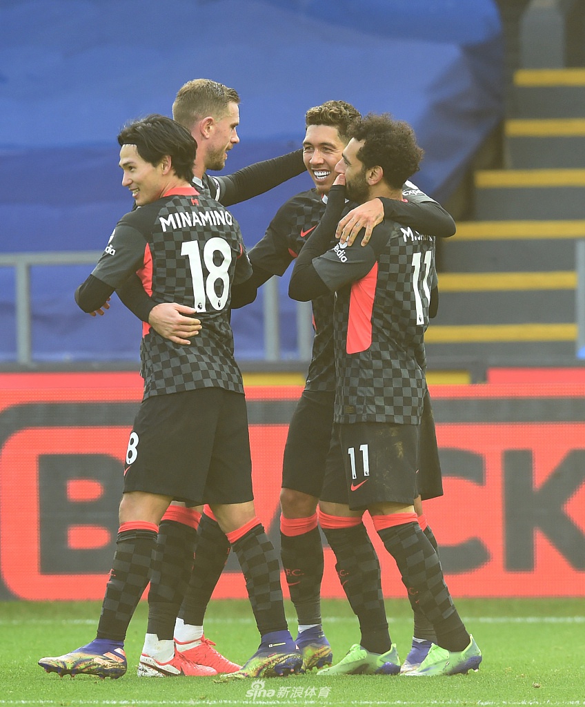 [英超]利物浦客场7-0狂胜水晶宫
