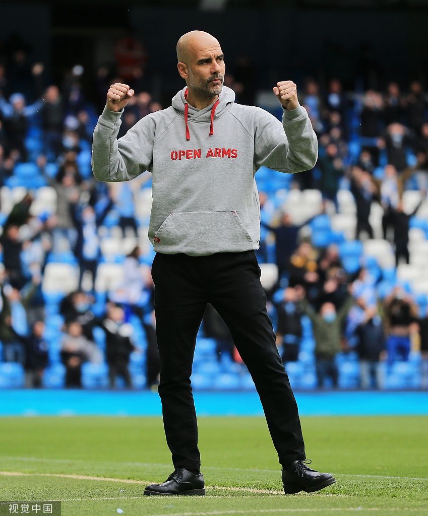 [英超]曼城5-0埃弗顿 阿圭罗两球