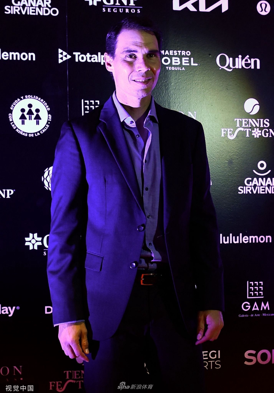 纳达尔领衔出席红毯活动