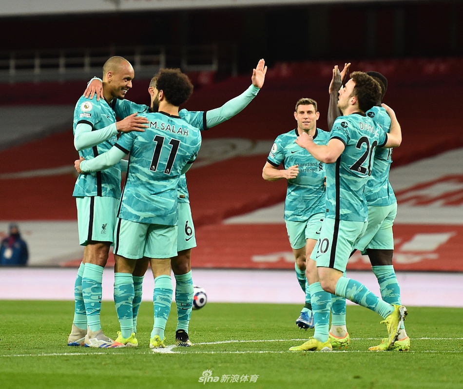 [英超]阿森纳0-3利物浦 若塔两球