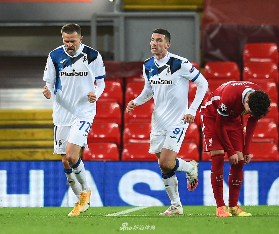 [欧冠]利物浦0-2亚特兰大