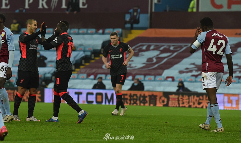 [足总杯]维拉1-4利物浦 马内两球