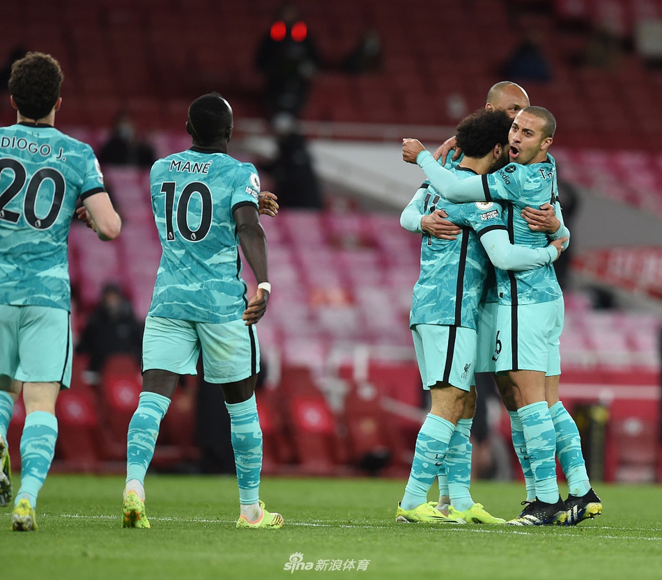 [英超]阿森纳0-3利物浦 若塔两球