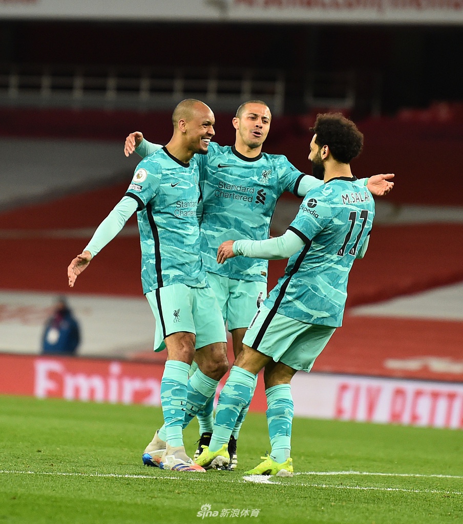 [英超]阿森纳0-3利物浦 若塔两球