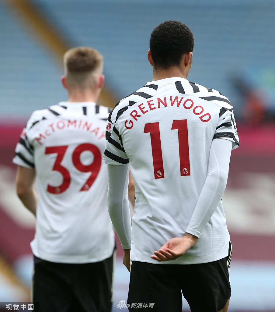 [英超]维拉1-3曼联 卡瓦尼破门