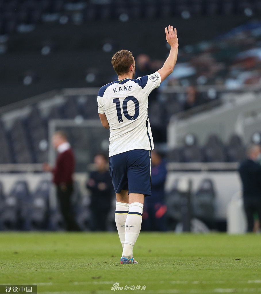 [英超]热刺1-2维拉 主场3连胜被终结