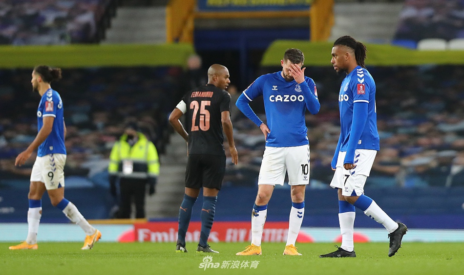 [足总杯]埃弗顿0-2曼城 德布劳内破门