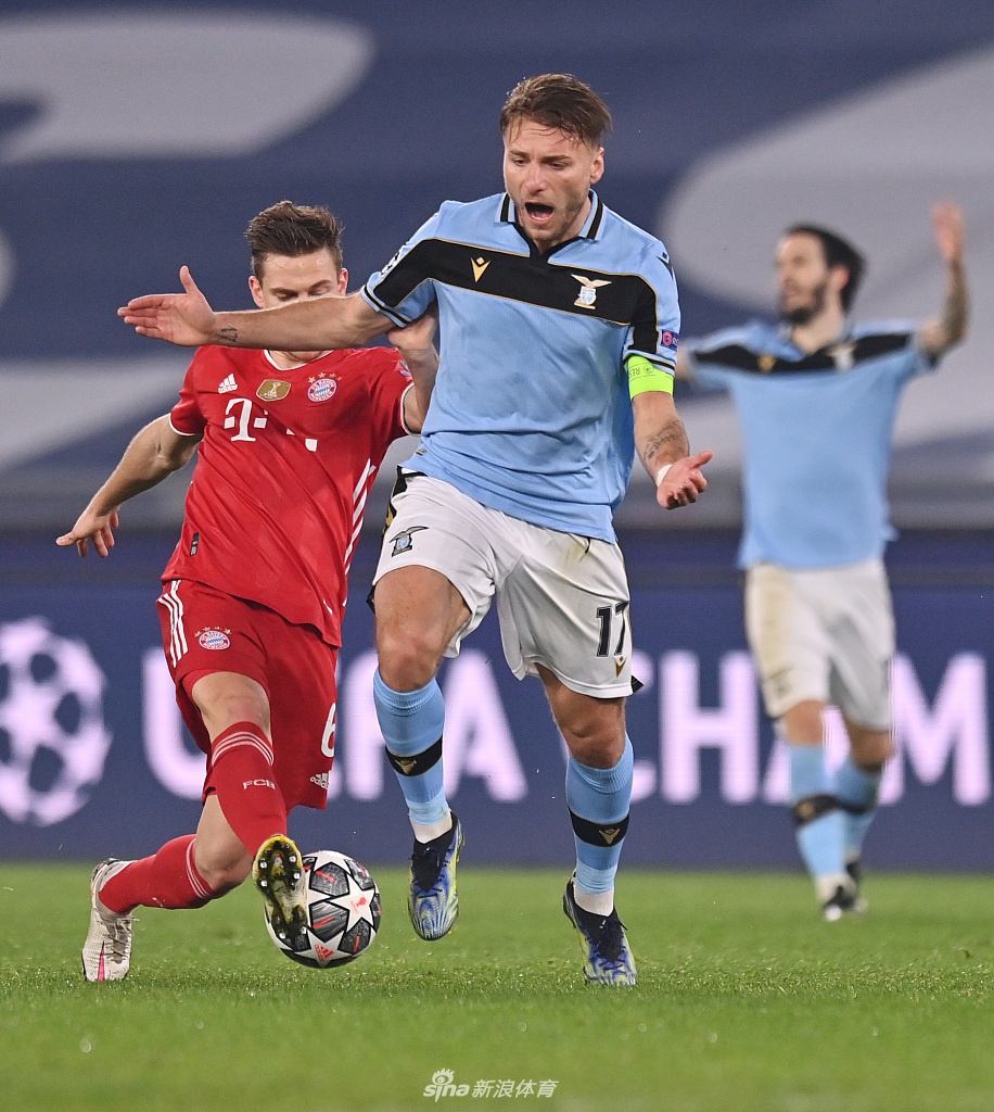 [欧冠]拉齐奥1-4拜仁 莱万破门