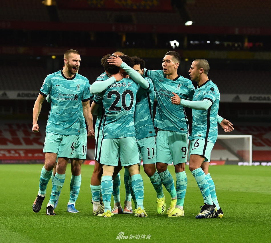 [英超]阿森纳0-3利物浦 若塔两球