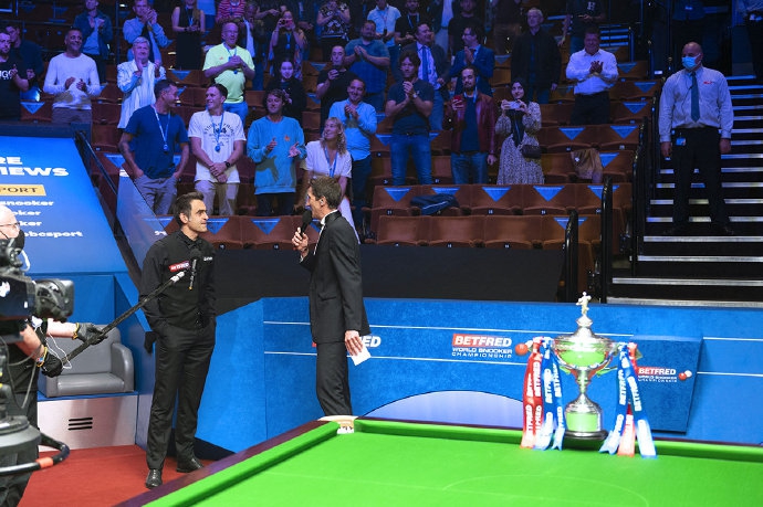 奥沙利文夺得世锦赛冠军