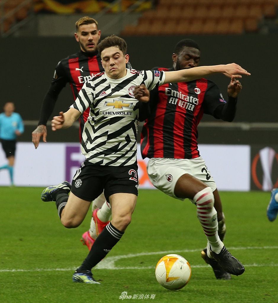[欧联杯]AC米兰0-1曼联