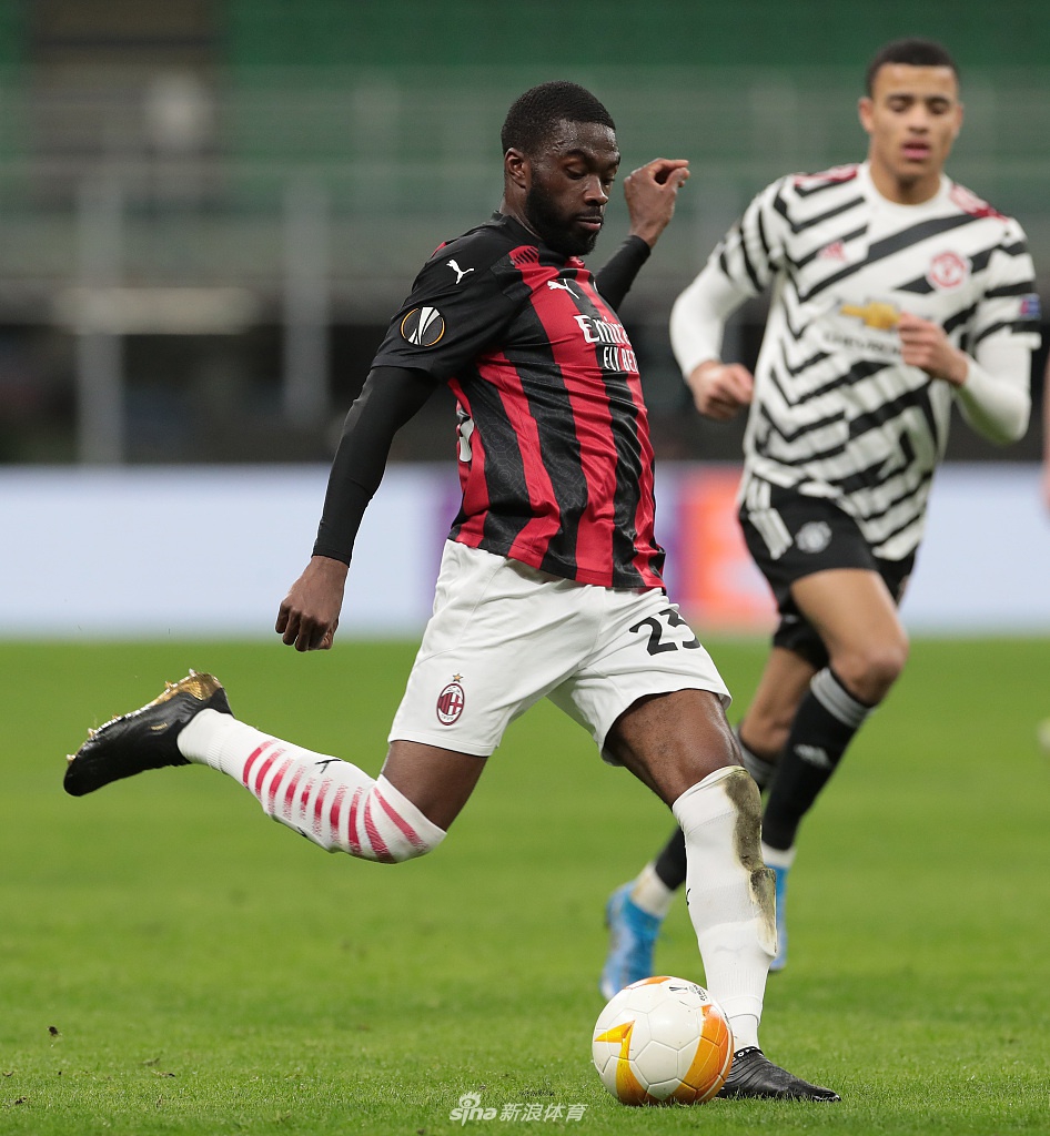 [欧联杯]AC米兰0-1曼联