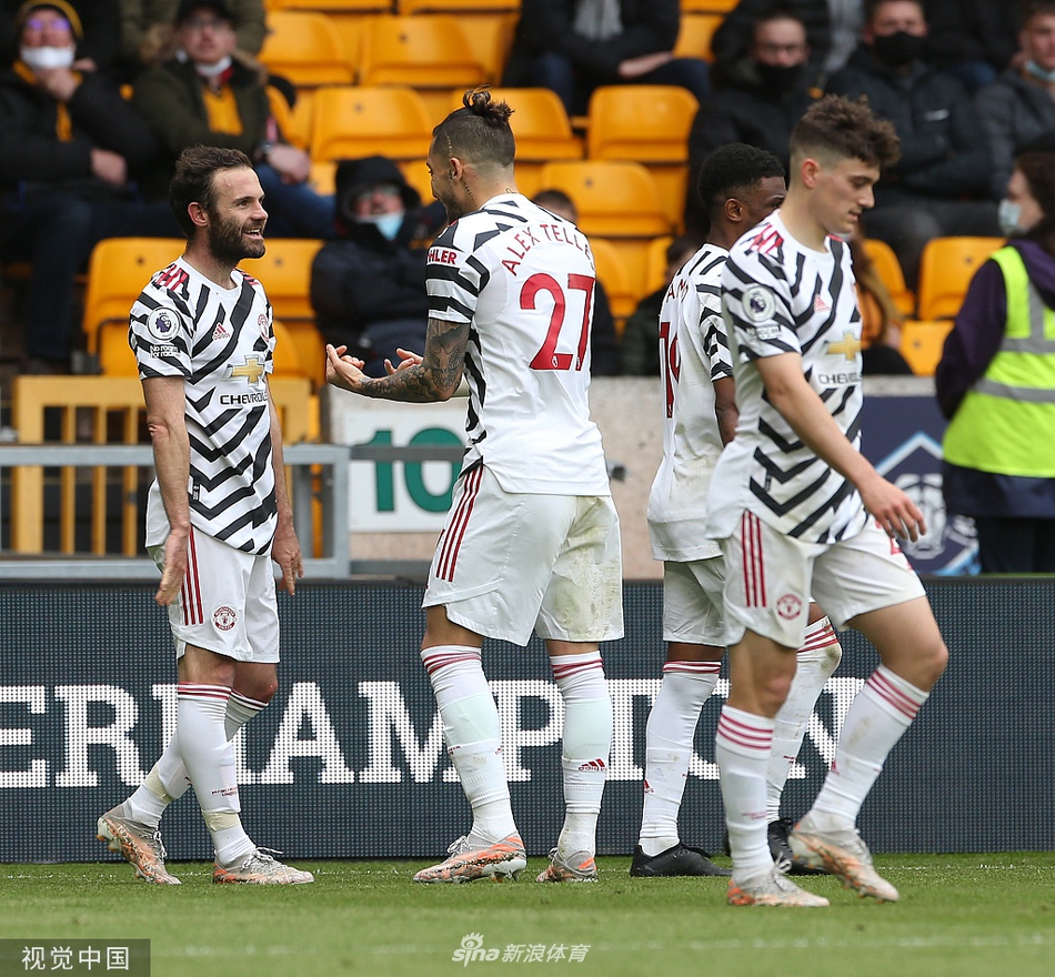 [英超]狼队1-2曼联 超新星破门