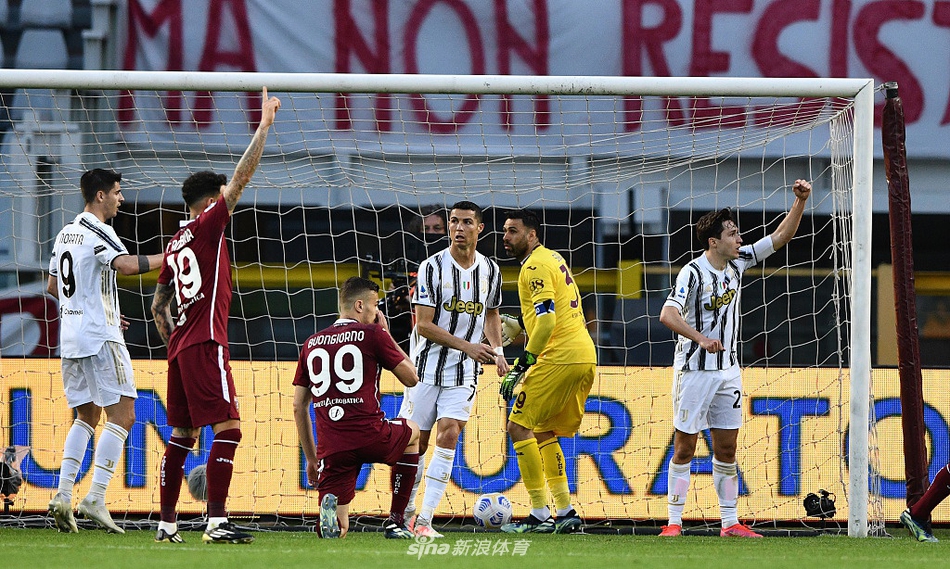 [意甲]都灵2-2尤文 C罗破门