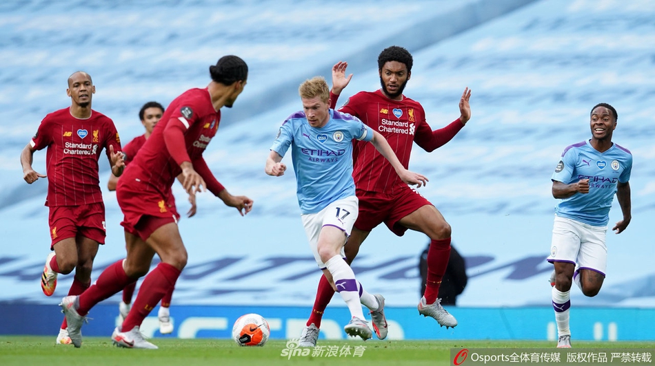 [英超]曼城4-0利物浦