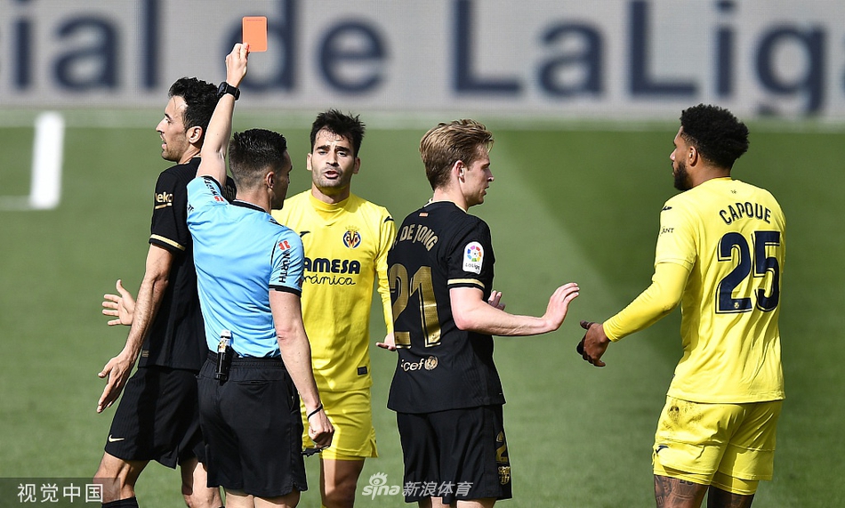 [西甲]比利亚雷亚尔1-2巴萨 格列兹曼两球