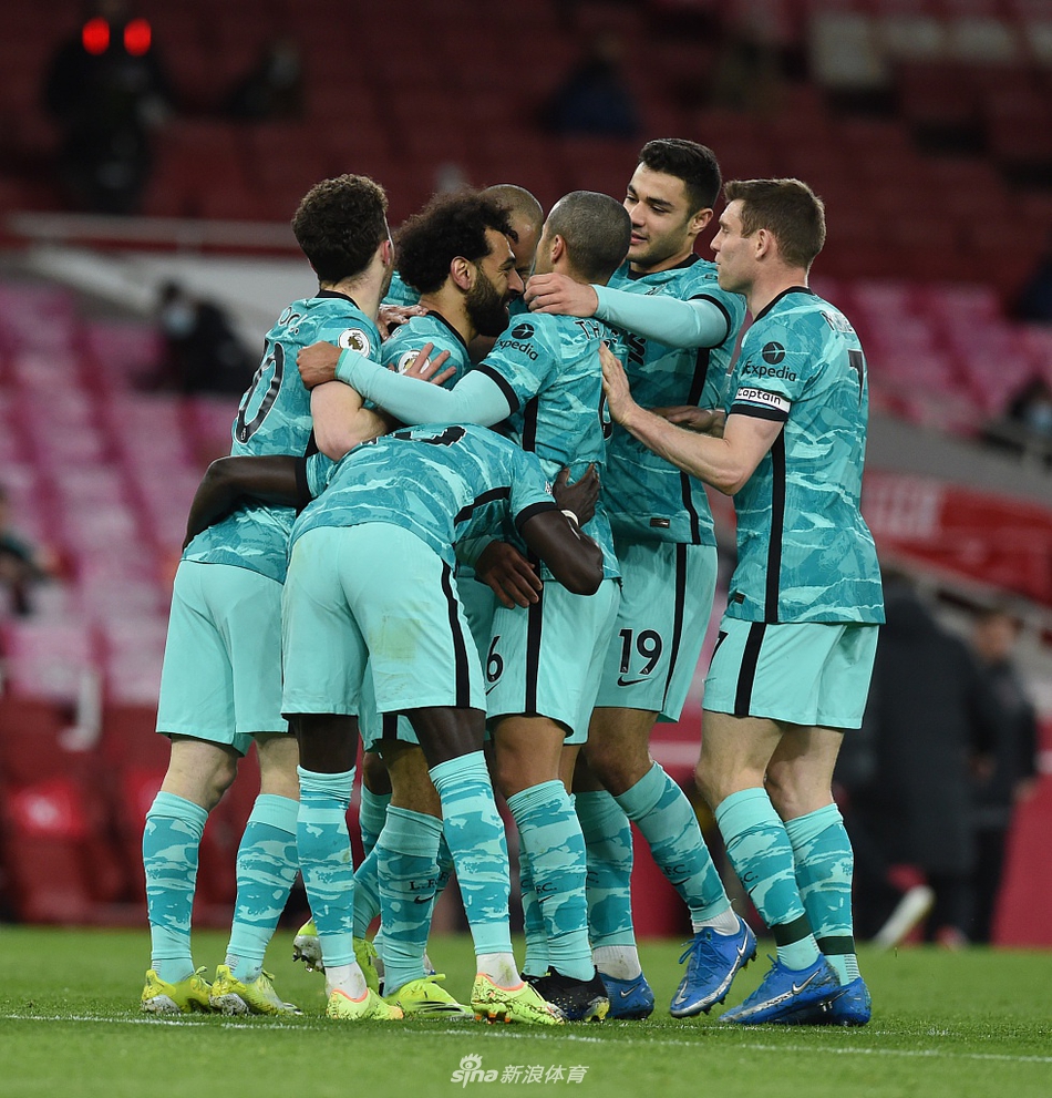 [英超]阿森纳0-3利物浦 若塔两球