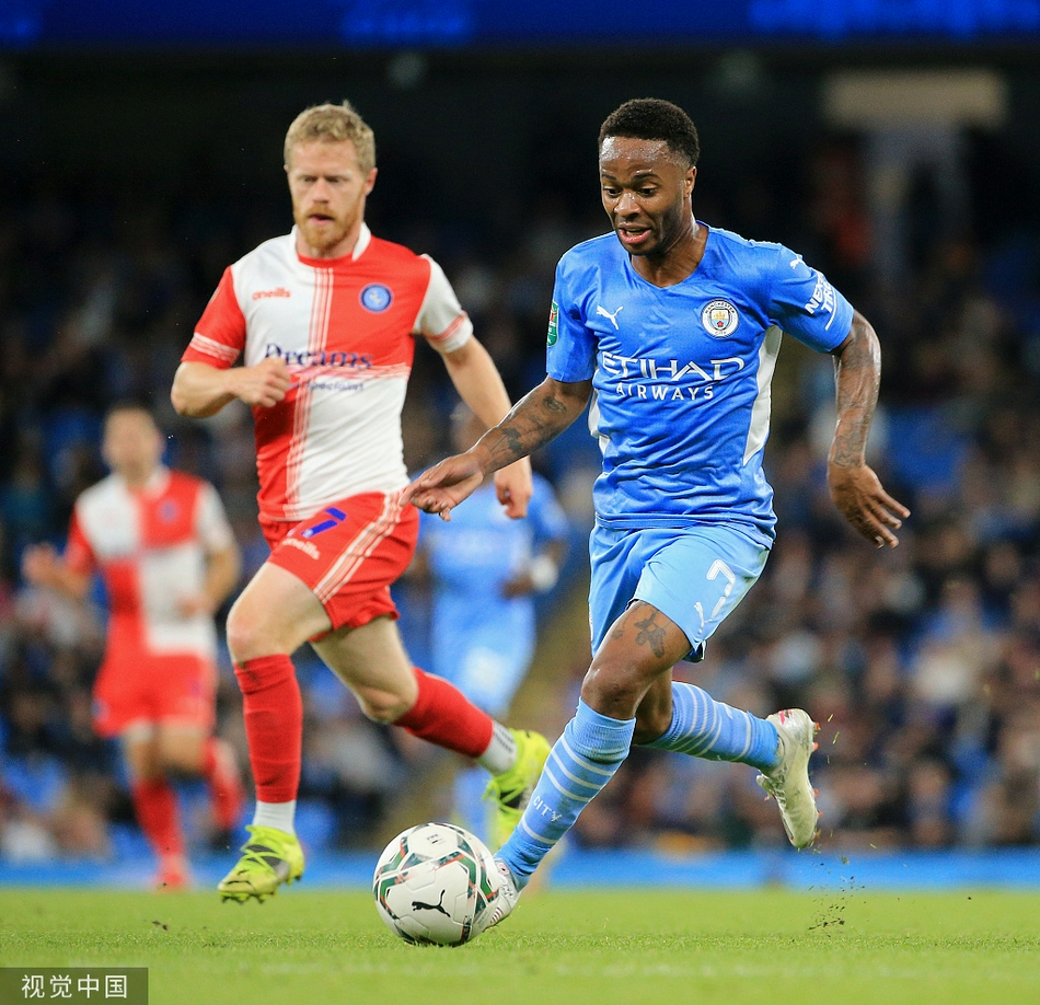 [联赛杯]韦康比1-6曼城 马赫雷斯两球