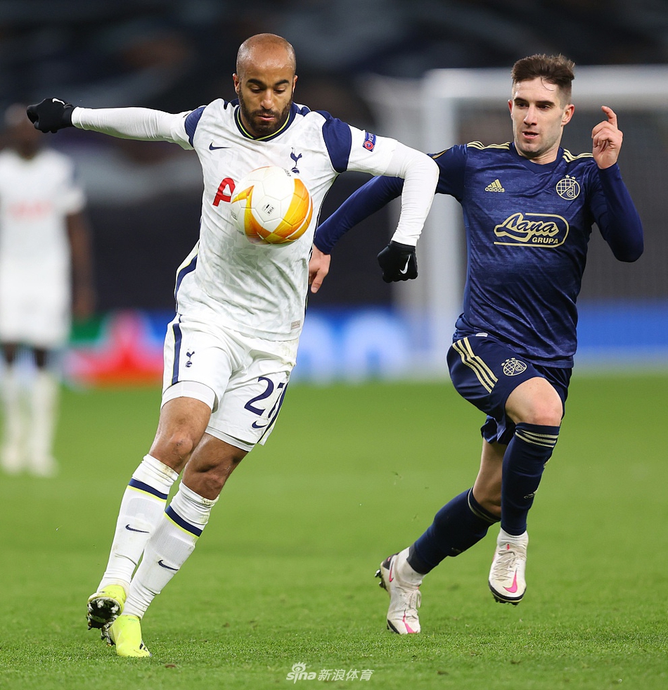 [欧联杯]热刺2-0萨格勒布迪那摩 凯恩两球