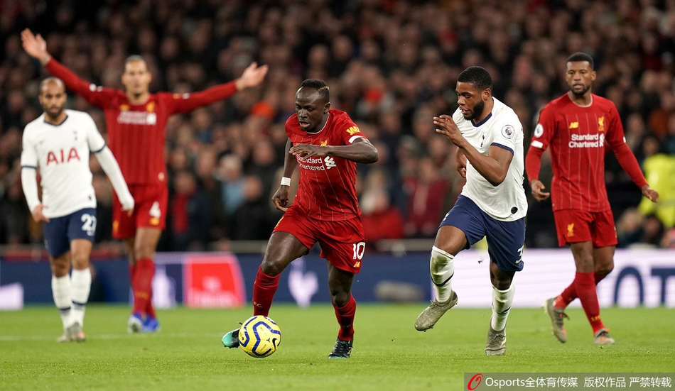 [英超]热刺0-1利物浦