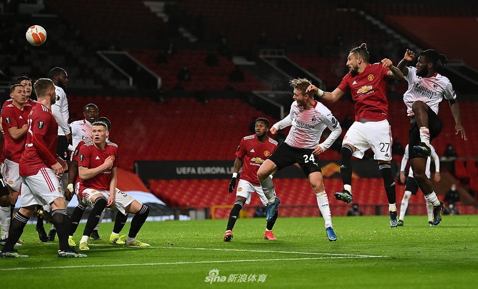 [欧联杯]曼联1-1AC米兰 克亚尔读秒扳平