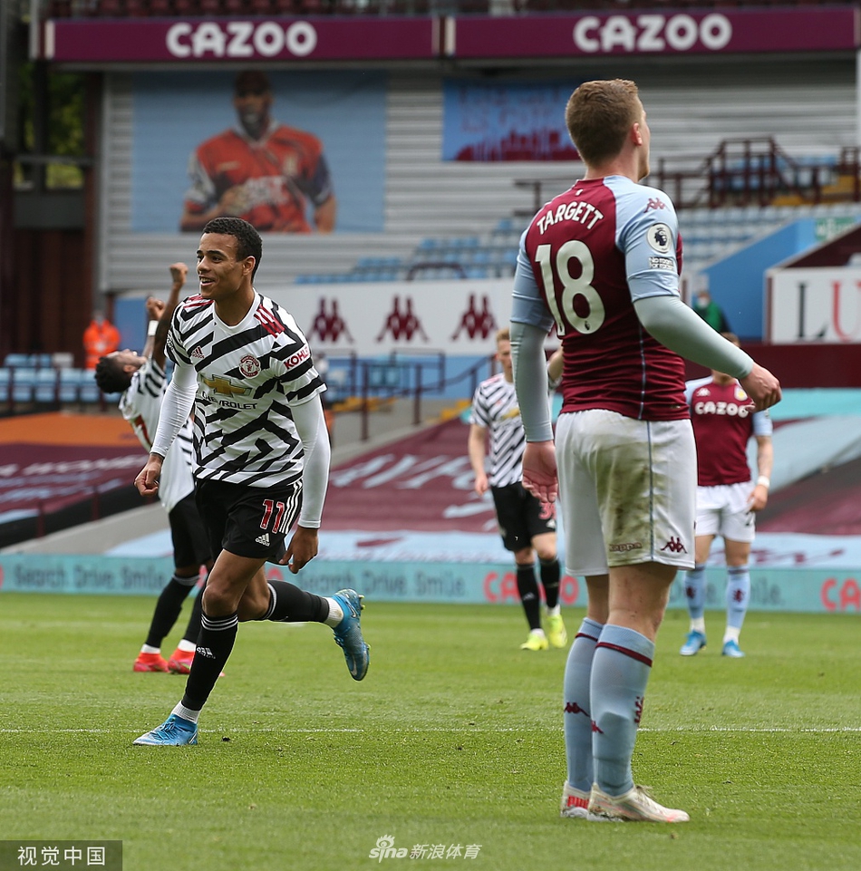 [英超]维拉1-3曼联 卡瓦尼破门