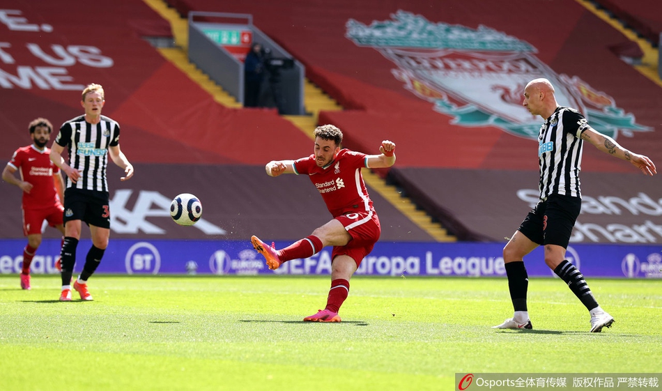 [英超]利物浦第95分钟被扳平 1-1平纽卡斯尔