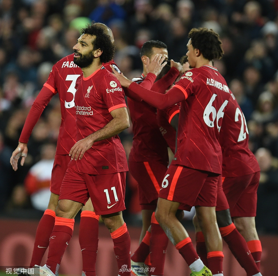 [英超]利物浦4-0阿森纳 利物浦多点开花