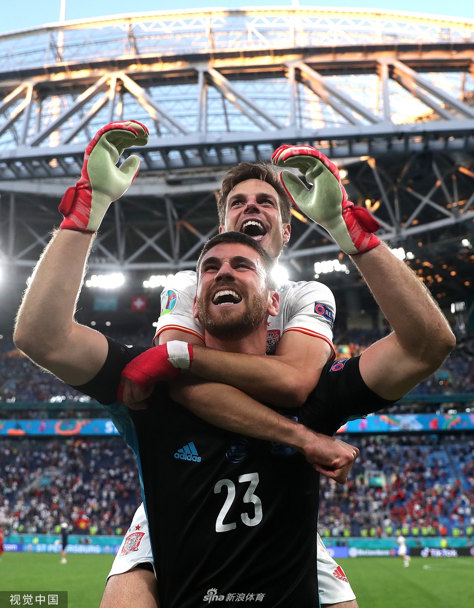 [欧洲杯]西班牙1-1（点球3-1）瑞士