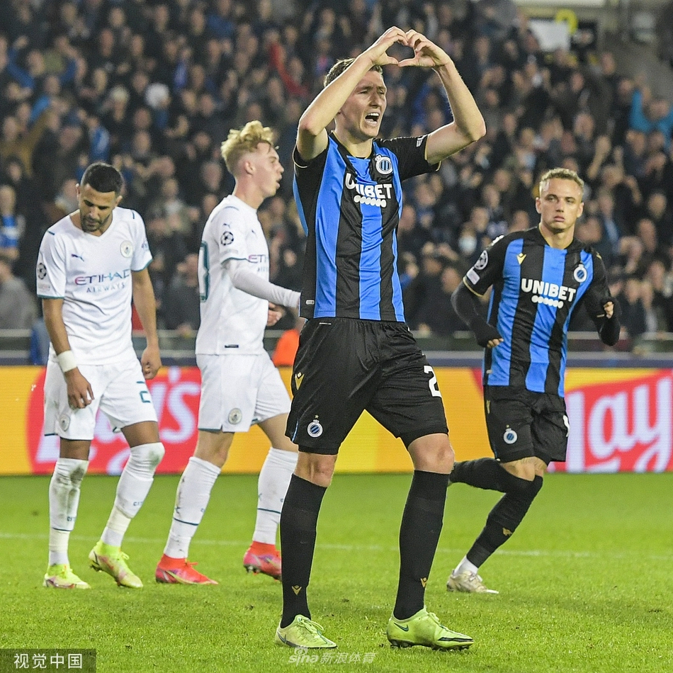 [欧冠]布鲁日1-5曼城 马赫雷斯两球