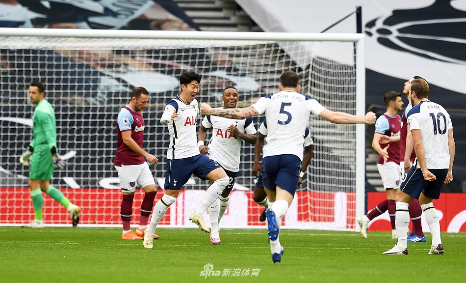 [英超]热刺连丢3球遭绝平 3-3西汉姆