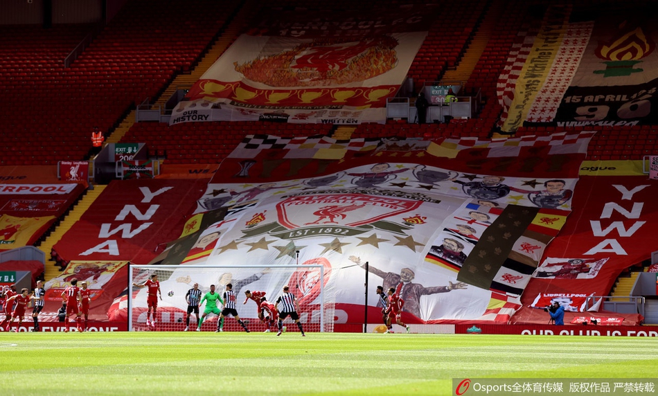 [英超]利物浦第95分钟被扳平 1-1平纽卡斯尔