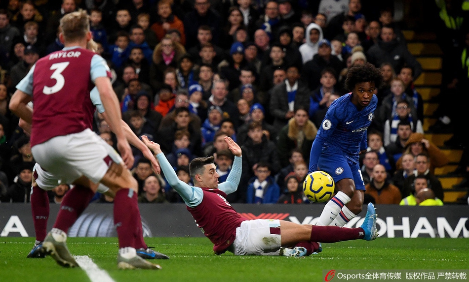 [英超]切尔西3-0伯恩利