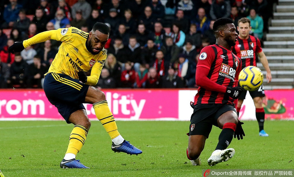 [英超]伯恩茅斯1-1阿森纳