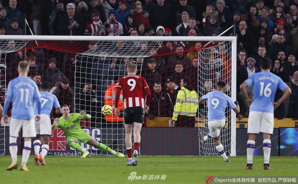 [英超]谢联0-1曼城