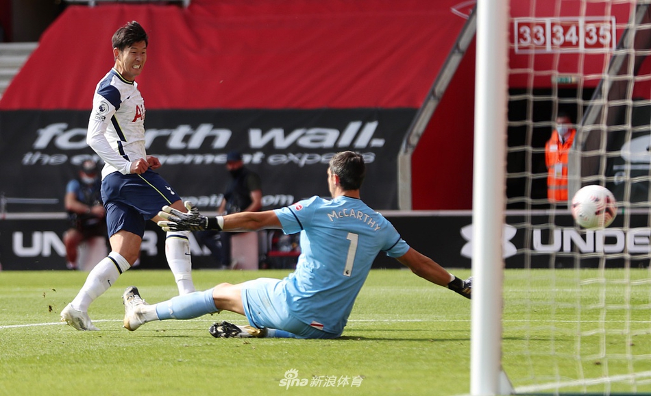 [英超]南安普顿2-5热刺 孙兴O大四喜