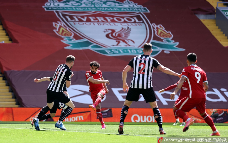 [英超]利物浦第95分钟被扳平 1-1平纽卡斯尔
