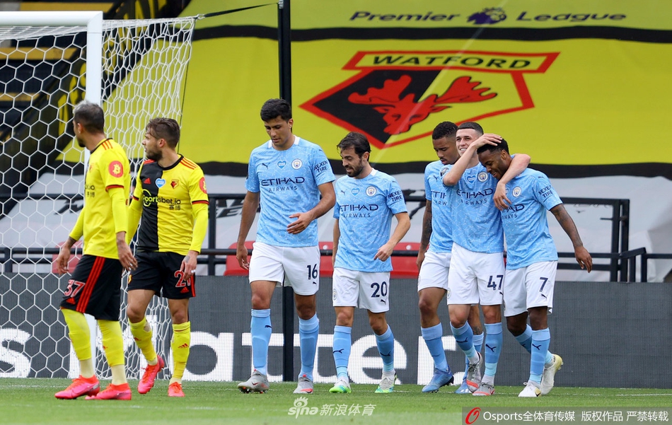 [英超]沃特福德0-4曼城
