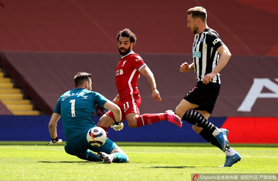 [英超]利物浦第95分钟被扳平 1-1平纽卡斯尔