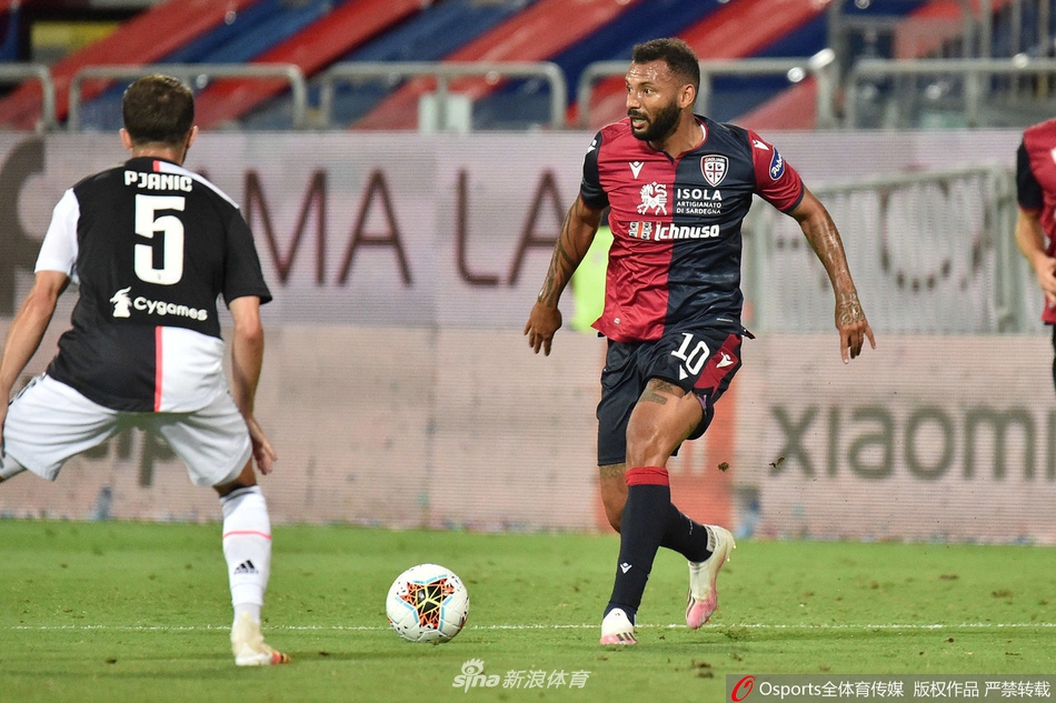 [意甲]卡利亚里2-0尤文 C罗10射难破门