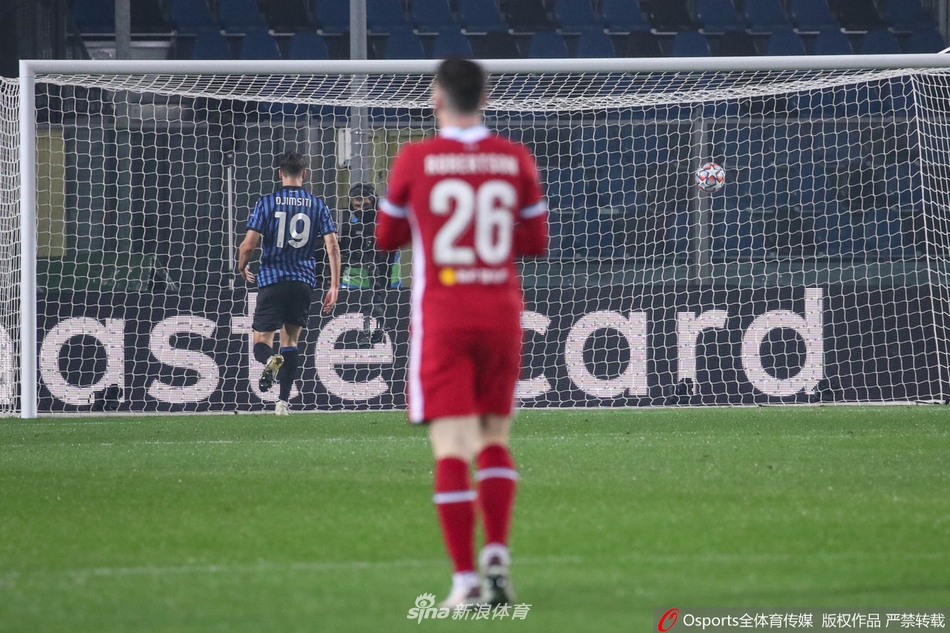 [欧冠]亚特兰大0-5利物浦 若塔帽子戏法