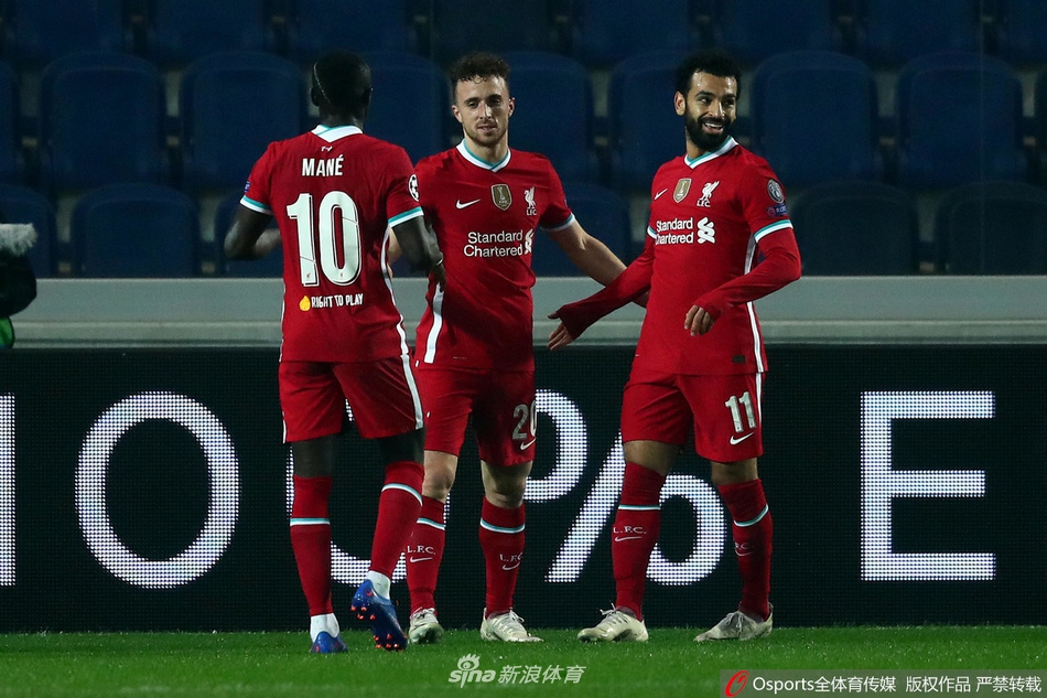 [欧冠]亚特兰大0-5利物浦 若塔帽子戏法